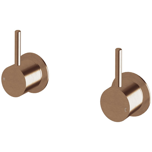 Sussex Taps Virgo Wall Top Assembly LUXPVD Brushed Silk Rose Gold VGWTA01-66