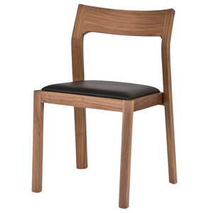 Case Furniture Profile Chair - Walnut and Black MH210W2