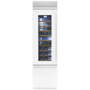 Fhiaba 60cm X-Pro Wine Cabinet with Drawer Left Hinge Pearl White