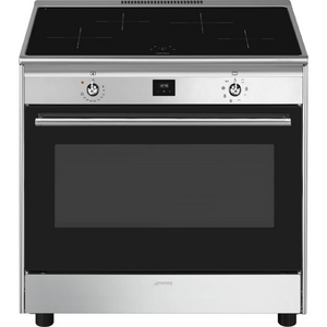 Smeg 90cm Induction Freestanding Oven Stainless Steel