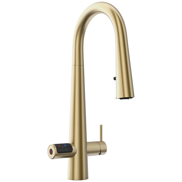 Zip HydroTap G5 Celsius Plus All-In-One Pull-Out Tap - Boiling and Chilled Filtered Water with Hot and Ambient - Brushed Brass H5X784Z18AU