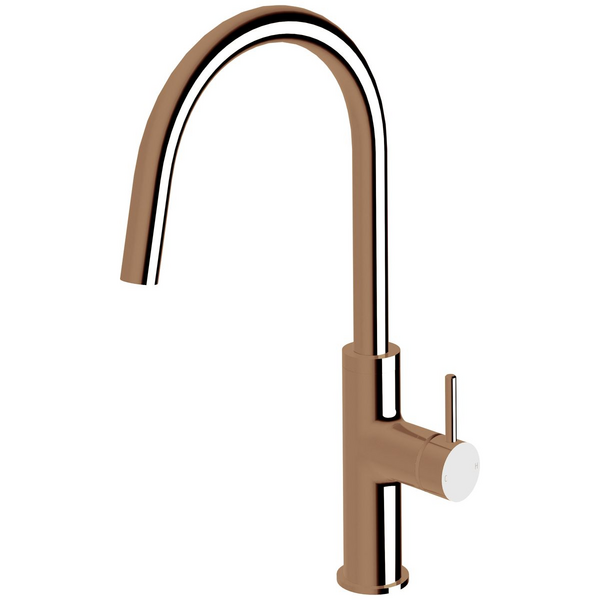 Sussex Taps Virgo Sink Mixer Tap LUXPVD Silk Rose Gold VGSM01-65