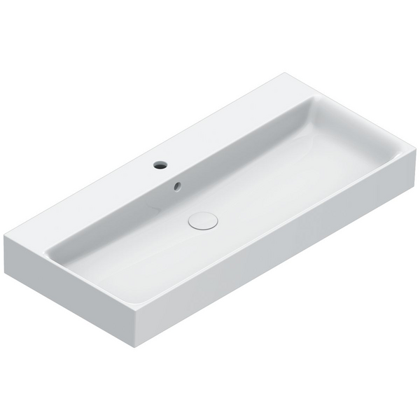 Catalano Premium 1000x470 Basin With Taphole Satin White 0221001021