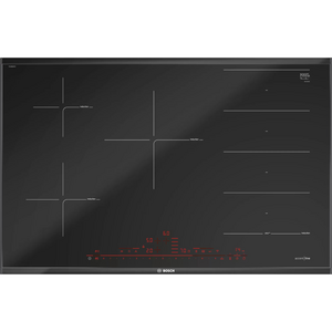 Bosch 80cm Series 8 Accentline Flex Induction Cooktop Black PXV890DV5E