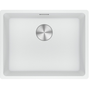 Franke Maris 520mm Single Bowl Flushmount Sink Polar White