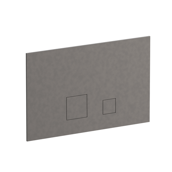 Fantini Flush Plate Square - Matte Gun Metal PVD 91P58403