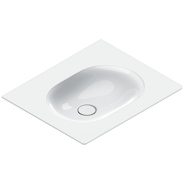 Catalano Sfera 600x500 Basin Without Taphole Gloss White 0520610001