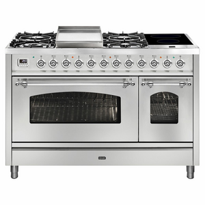 ILVE Nostalgie 120cm Freestanding Double Dual Fuel Oven/Stove