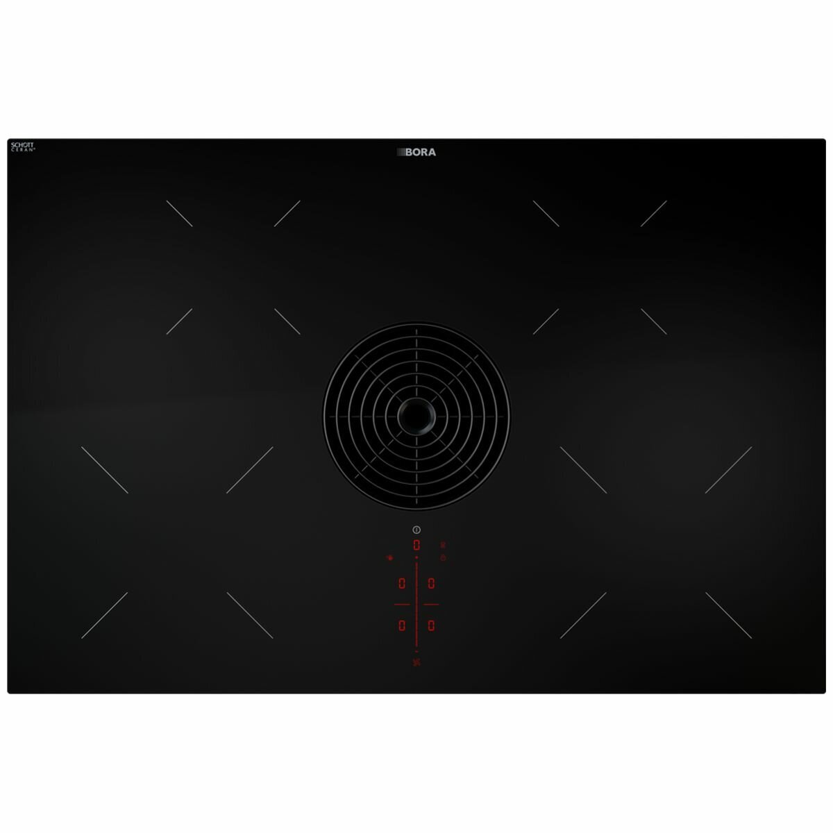 Recirculating hot sale induction hob