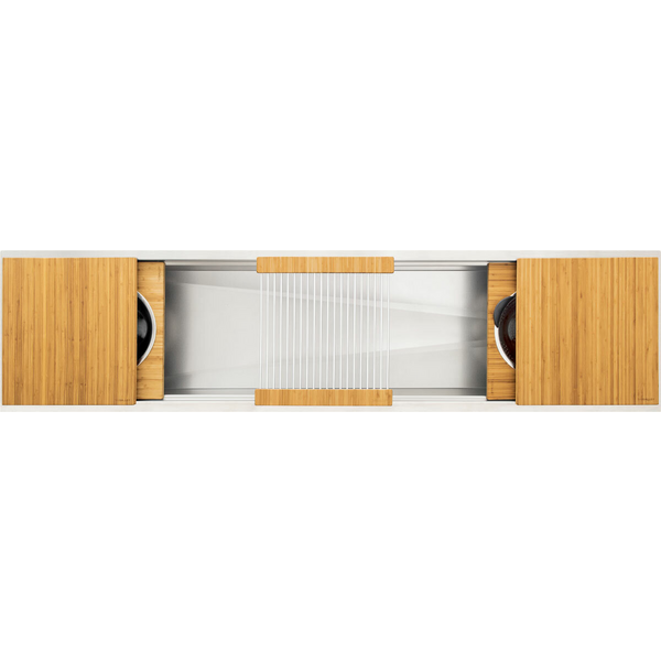 The Galley Ideal Workstation 7 Culinary Kit - Bamboo IWS-7-S-BA