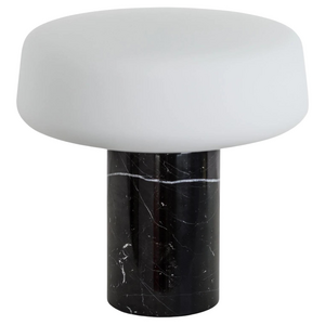 Case Furniture Solid Table Light Large - Nero Marquina Marble STL102AU