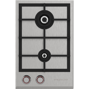 Spezialist 34cm 2 Burner Natural Gas Stainless Steel Cooktop