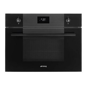 Smeg Linea Series Black Glass Combi Microwave Oven