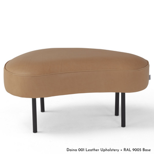Amura Isola Ottoman - Leather Upholstery AM109001L