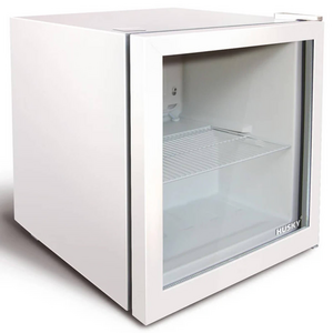 Husky 48L Glass Door Bar Fridge White