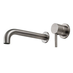 Rogerseller Tonic Down Wall Bath Mixer 200mm - Brushed Nickel 3606014707