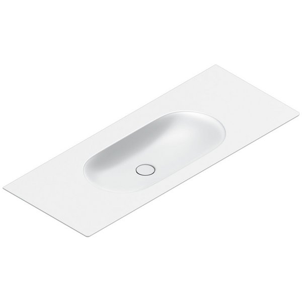 Catalano Sfera 1250x500 Basin Without Taphole Satin White 0521260021