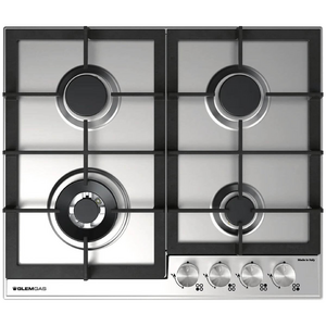 Glem Gas 60cm Stainless Steel Natural Gas Cooktop