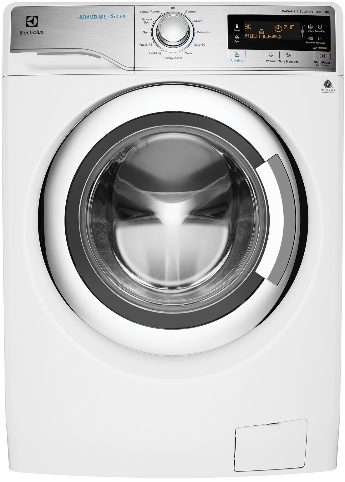 Electrolux 9kg front load washer hot sale