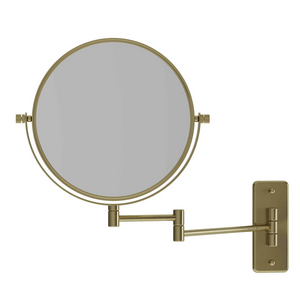 Thermogroup Ablaze 203 1&5x Magnification Bathroom Shaving Mirror - Brushed Brass R16SMBB