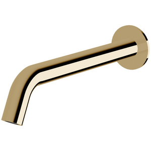 Sussex Taps Virgo Wall Basin or Bath Outlet 250mm LUXPVD Pure Gold VGWBBO25001-59