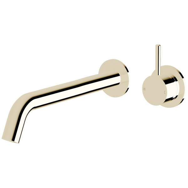 Sussex Taps Virgo Wall Basin or Bath Mixer Outlet System 250mm LUXPVD Platinum Gold VGWBBMOS25001-62