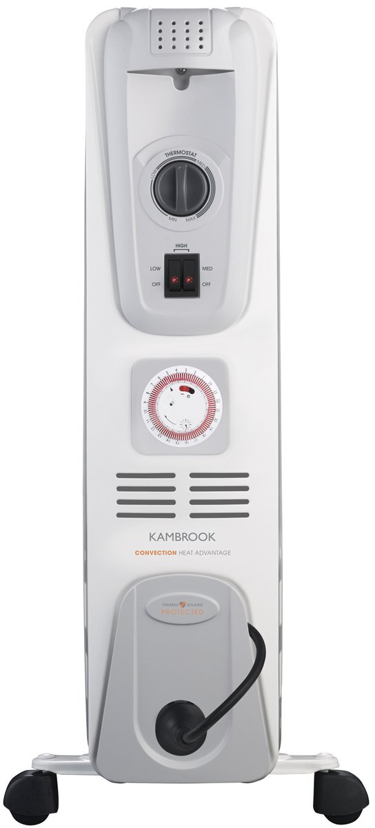 Kambrook 11 Fin Oil Column Heater KOH111WHT | Winning Appliances