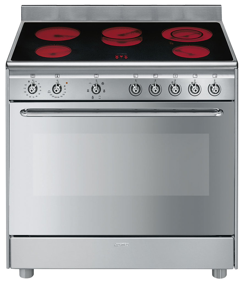 Freestanding oven electric 90cm top