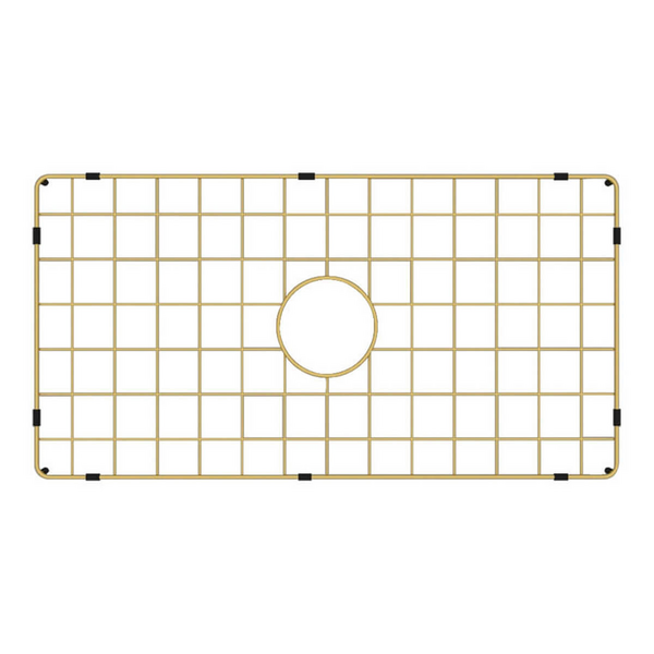 Turner Hastings Cuisine 81 x 48 Brushed Brass Grid CU811SSG-BB