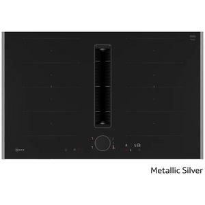 NEFF 80cm Induction Flex Design with Integrated Downdraft Metallic Silver V68YYX4C1-MS