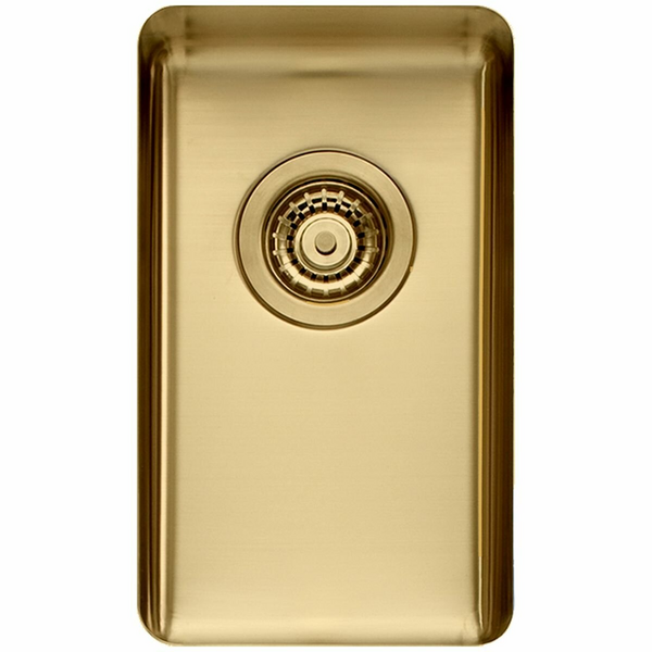 Titan Small Single Bowl Sink Champagne TSCH28