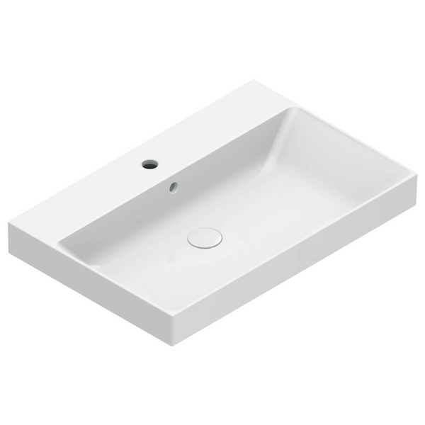 Catalano Zero 750x500 Basin Gloss White 1 Taphole 0120751001