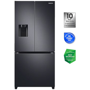 Samsung 495L French Door Frost Free Fridge Black