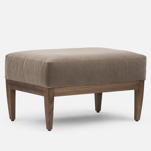 De La Espada Low Ottoman - White Oiled Oak 340OKA