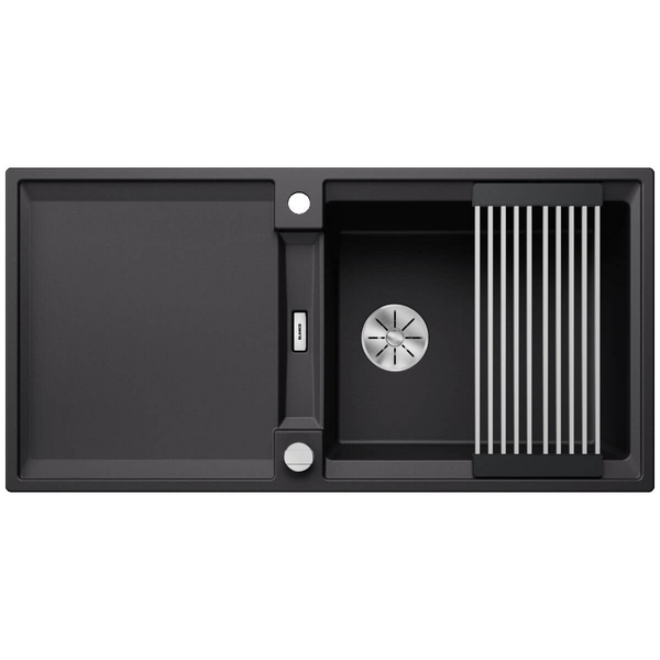 Blanco Adira XL 6S Single Bowl Sink with Left Hand Drainer Reversible Black 528131