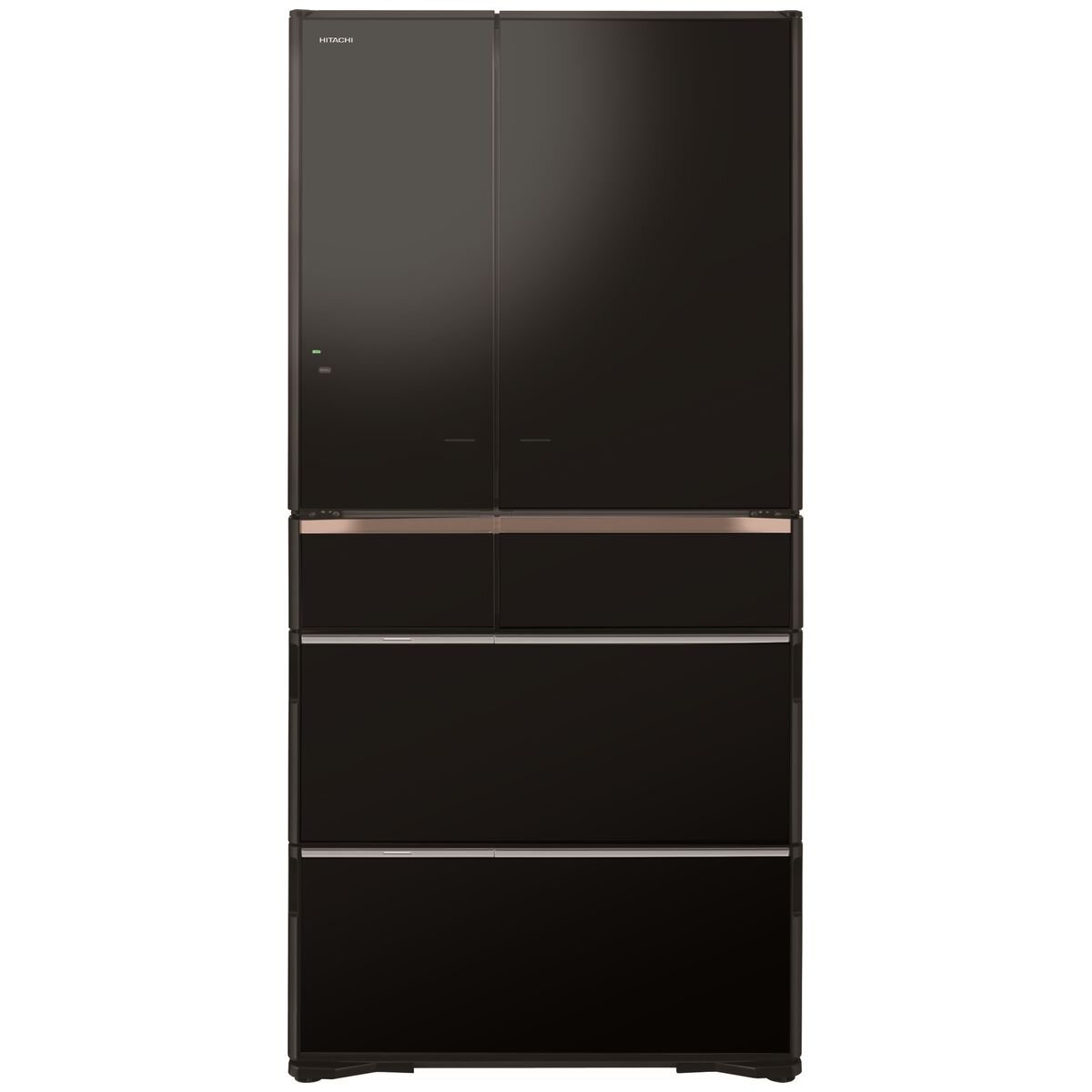 Hitachi 735L Multi Drawer French Door Refrigerator Crystal Black