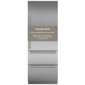 Sub-Zero 430L Integrated Multi Door Fridge Freezer with Internal Dispenser