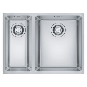 Franke Maris 1 and 1/2 Bowl Sink with Small Bowl Left