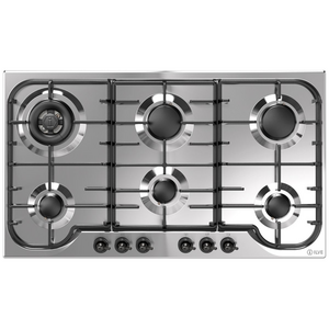 ILVE Nostalgie 86cm Gas Cooktop Stainless Steel and Burnished