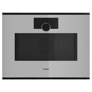 Gaggenau 60cm Minimalistic Series Compact Built-In Combi-Steam Oven With Water Tank Left Hinge - Sterling