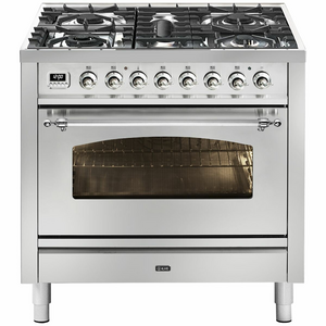 ILVE 90cm Nostalgie Series Freestanding Dual Fuel Oven/Stove