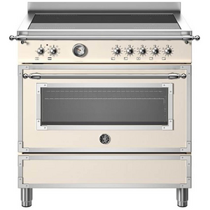 Bertazzoni 90cm Heritage Cream Induction Freestanding Oven
