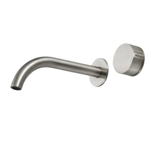 Rogerseller Eccentric Wall Basin Mixer 200mm - Brushed Nickel 3606013307