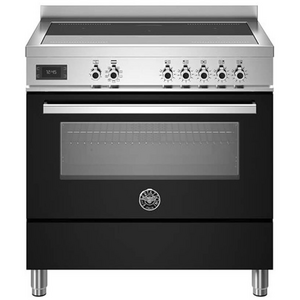 Bertazzoni 90cm Professional Black Induction Freestanding Oven