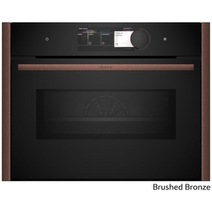 NEFF 45cm Pyrolytic Compact Oven with Microwave Brushed Bronze