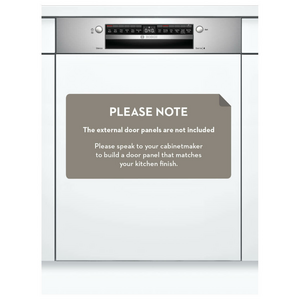 Bosch 60cm Series 4 Semi-Integrated Dishwasher