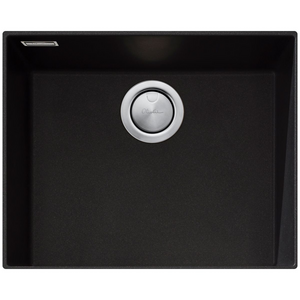 Oliveri Santorini Large Bowl Undermount Sink Black