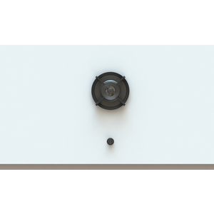 Pitt Air 1 Wok Burner Natural Gas Cooktop Black Brass