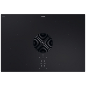Bora Pure Series 2 76cm Induction Cooktop with Integrated Extractor Recirculating Glossy Black