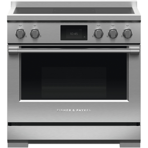 Fisher & Paykel 91cm Series 9 Professional Freestanding Induction Pyrolytic Oven Stainless Steel